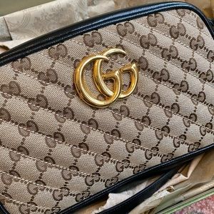 Authentic GG Marmont small shoulder bag